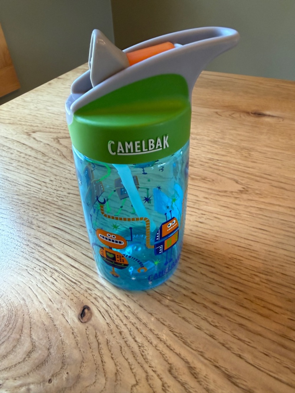 CamelBak Eddy Kids BPA Free Water Bottle 12oz (Brand New) Retro Robots